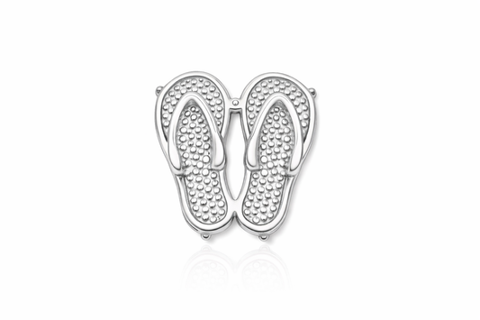 Sterling Silver Flip Flop