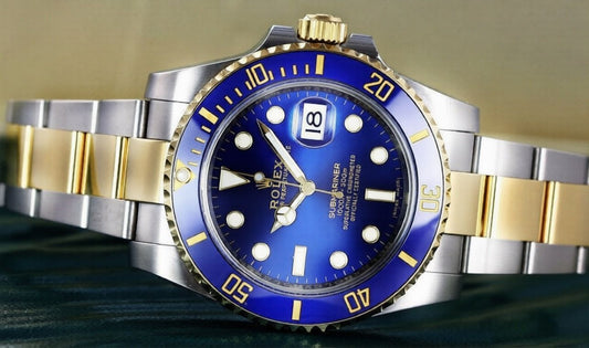 Rolex Submariner 18Kt/Stainless Steel Blue Dial Watch 116613LB