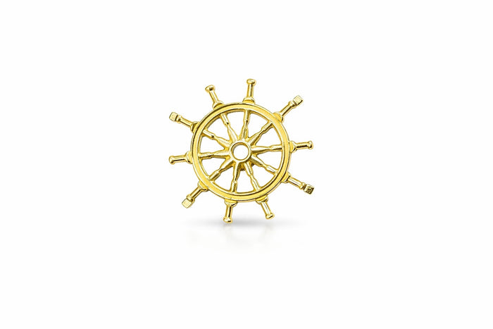 14kt Ship Wheel