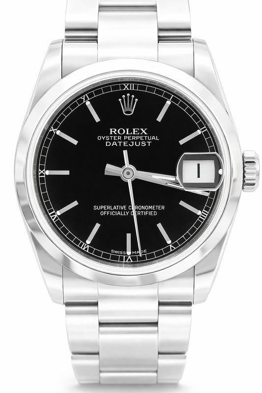 Rolex Datejust 31 mm Black Stick Dial Watch 278240