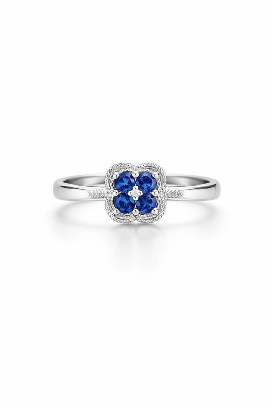 White Gold Sapphire Ring
