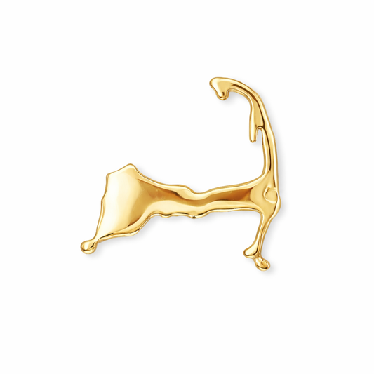 14kt Cape Cod Map