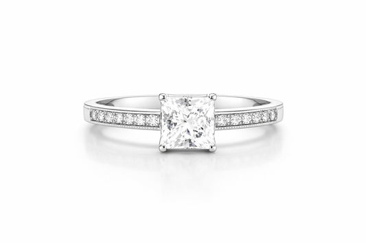 Palladium Diamond Remount, 0.15 ct