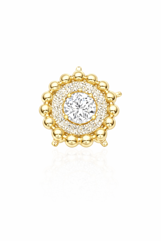 14kt Cranberry Charm