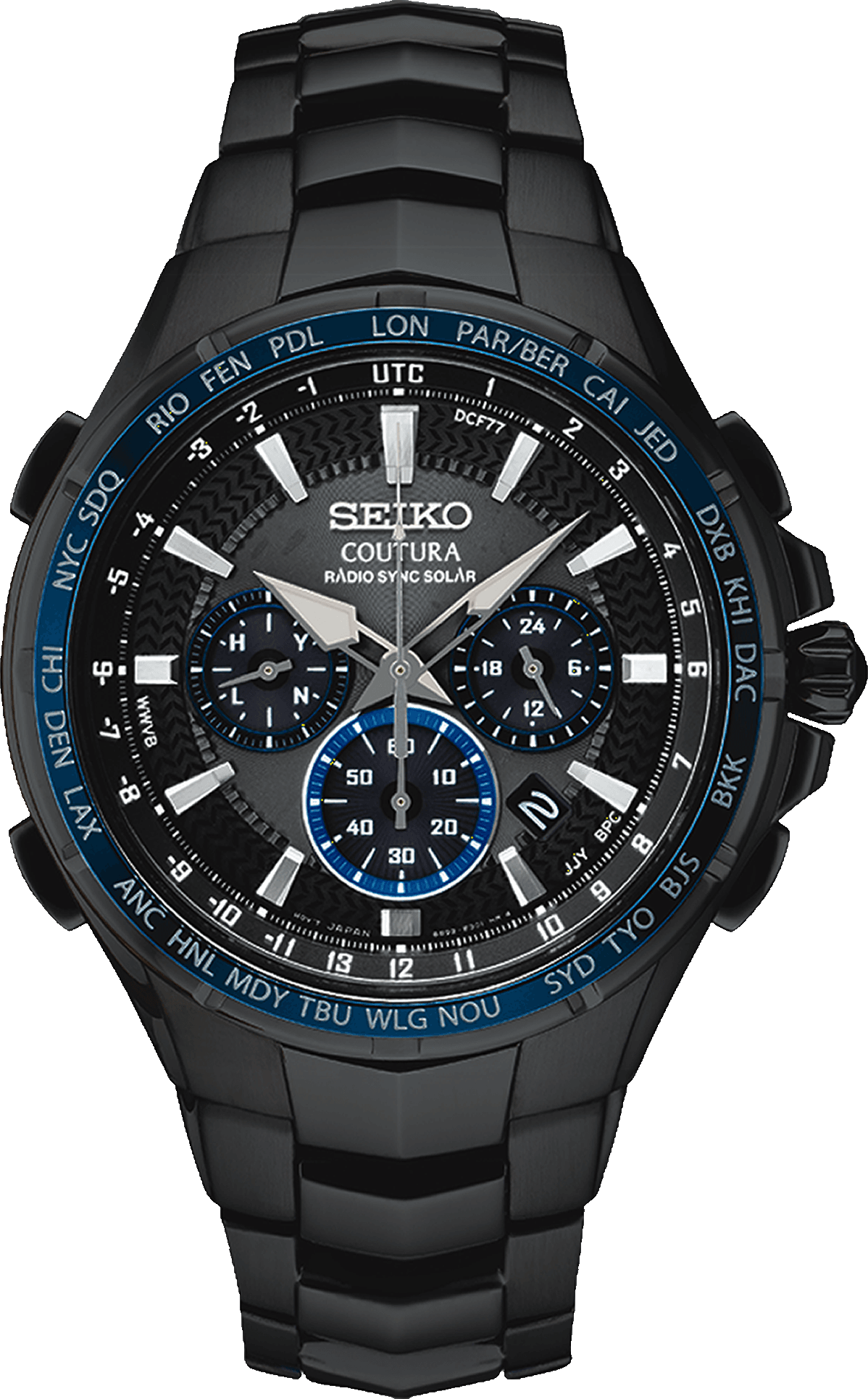 Seiko Coutura Radio Sync Solar Chronograph SSG021
