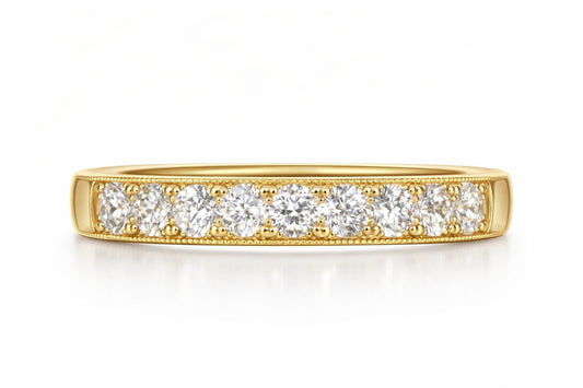 10K Yellow Gold Diamond Ring, 3/8 ctw