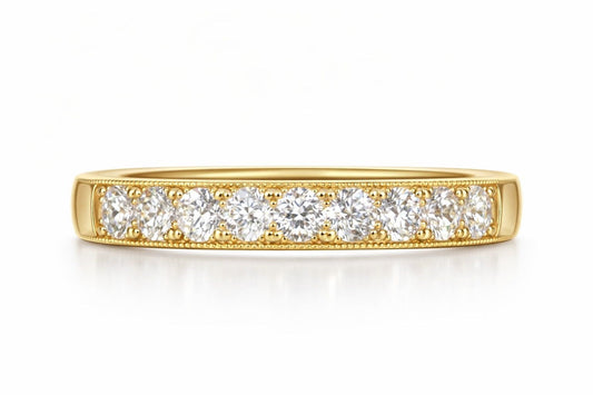 10K Yellow Gold Diamond Ring, 3/8 ctw