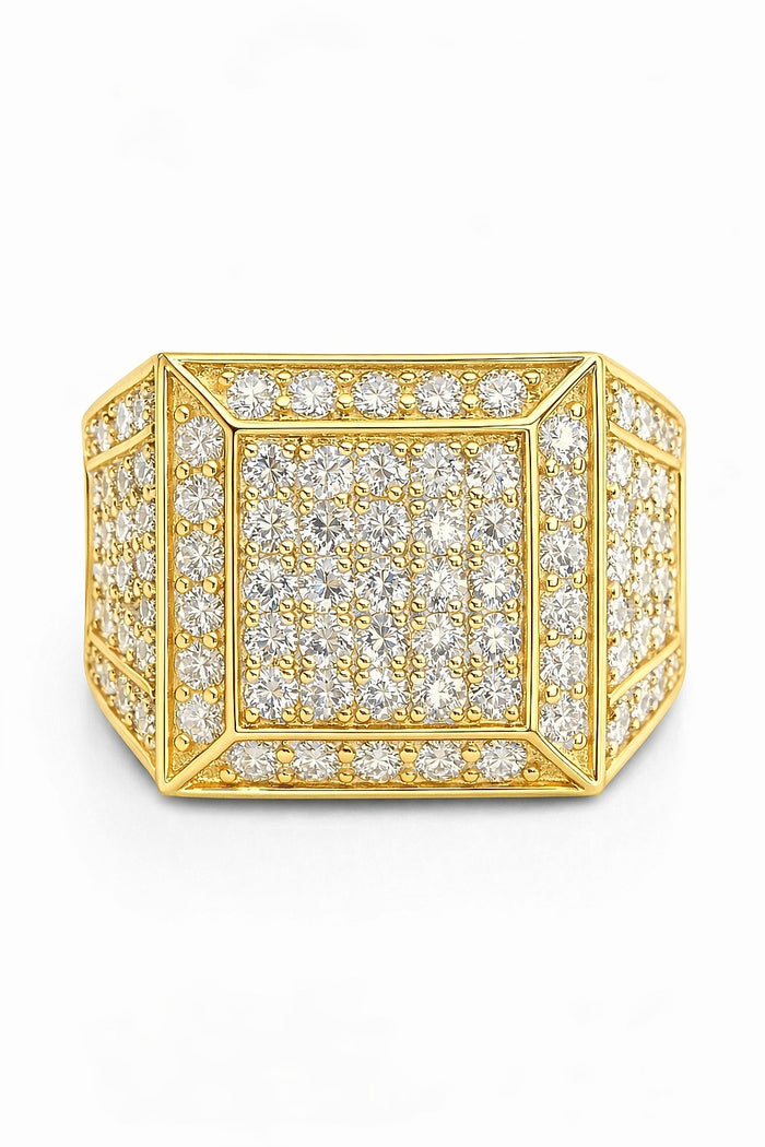 10K Yellow Gold Men's Diamond Ring, 3.00 ctw