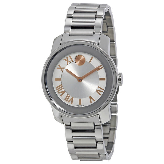 Movado Movado Bold Quartz Silver Dial Stainless Steel Ladies Watch 3600244