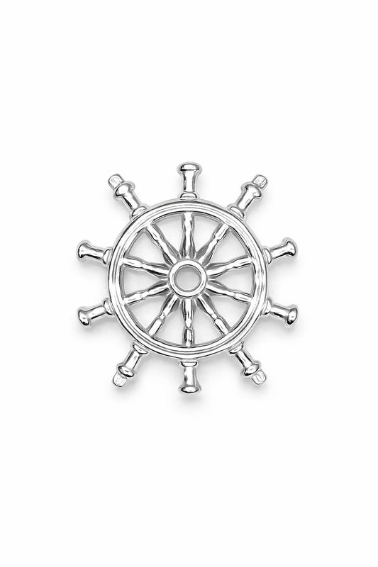 Sterling Silver Ship Wheel — Cape Cod Moments interchangeable charm