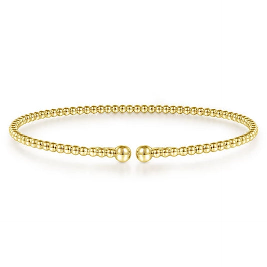 14KT YELLOW GOLD BUJUKAN BANGLE BRACELET