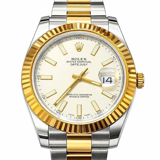Rolex Datejust II Ivory Dial Watch 116333