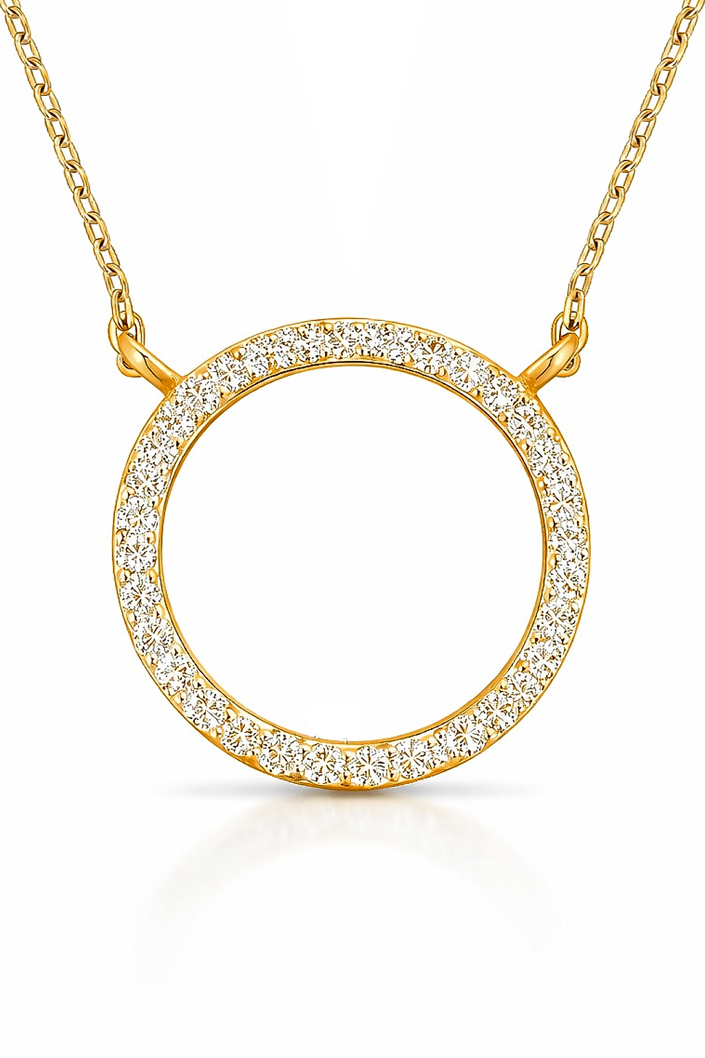 14kt yellow gold Cape Cod Moments necklace with diamonds