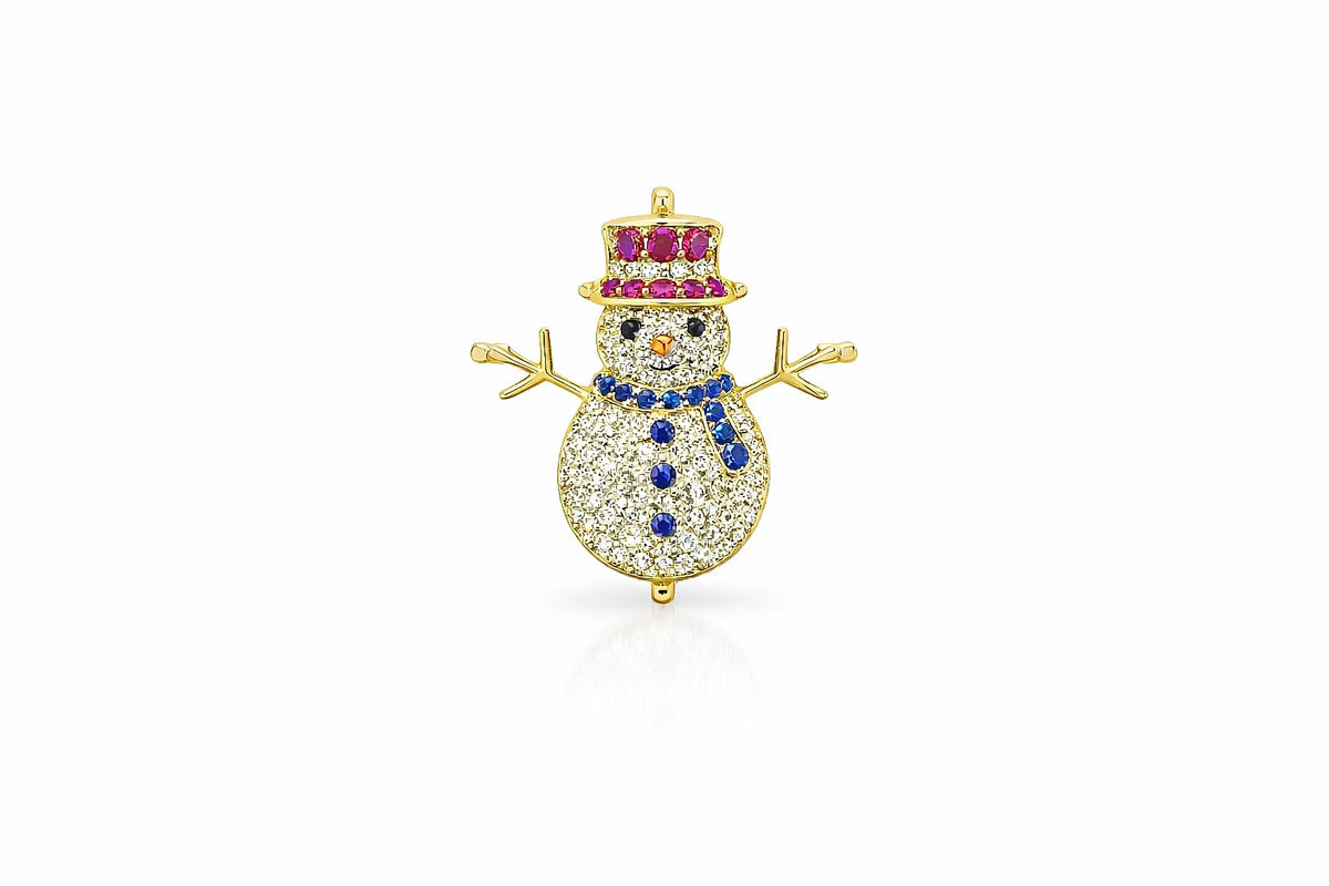 14kt Snowman — Cape Cod Moments interchangeable charm