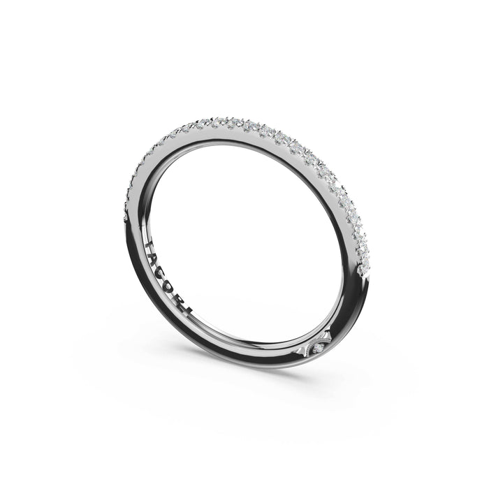Simply Tacori Platinum Diamond Band, 0.19 ct
