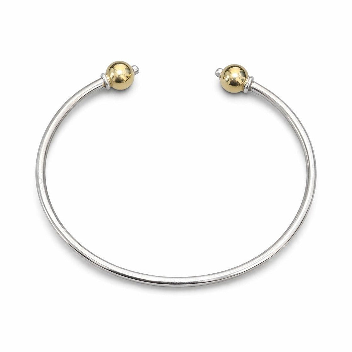 2tone s.silver/14ky Cape Cod style cuff