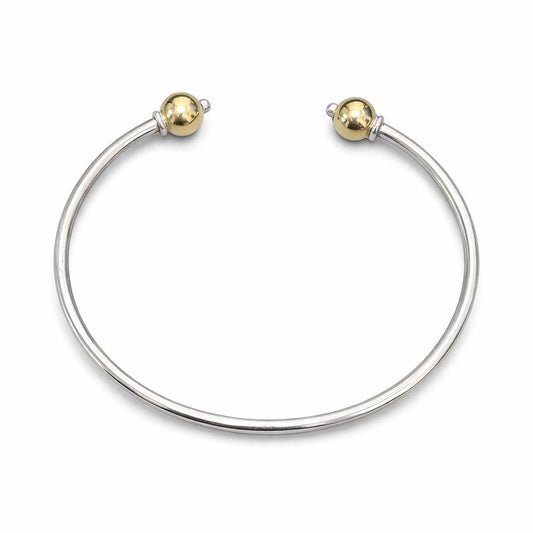 2tone s.silver/14ky Cape Cod style cuff