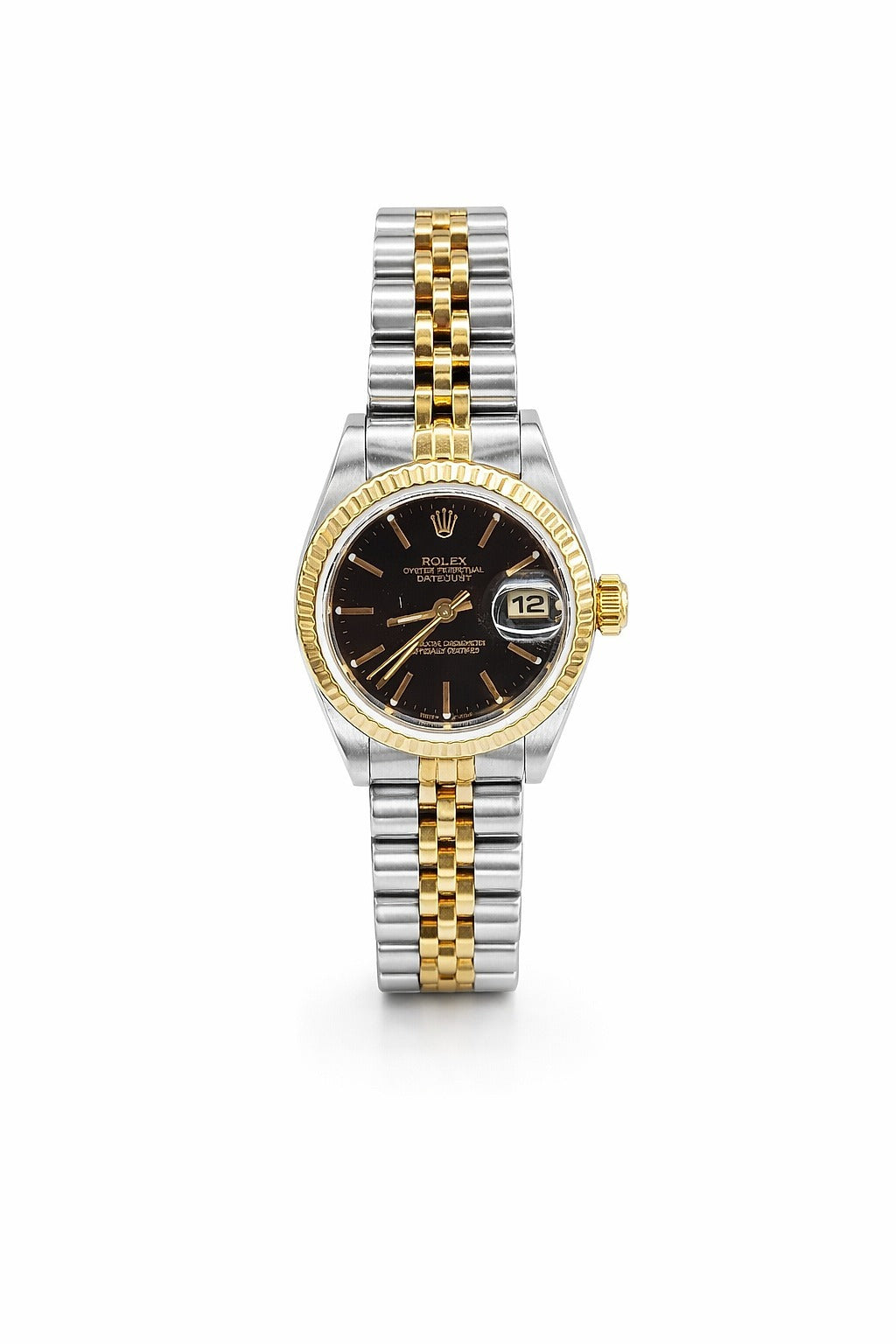 Pre-Owned Rolex Datejust 26mm Black Dial Two-Tone
