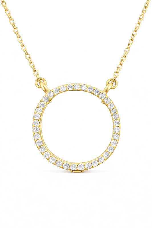 14kt Necklace with Diamonds