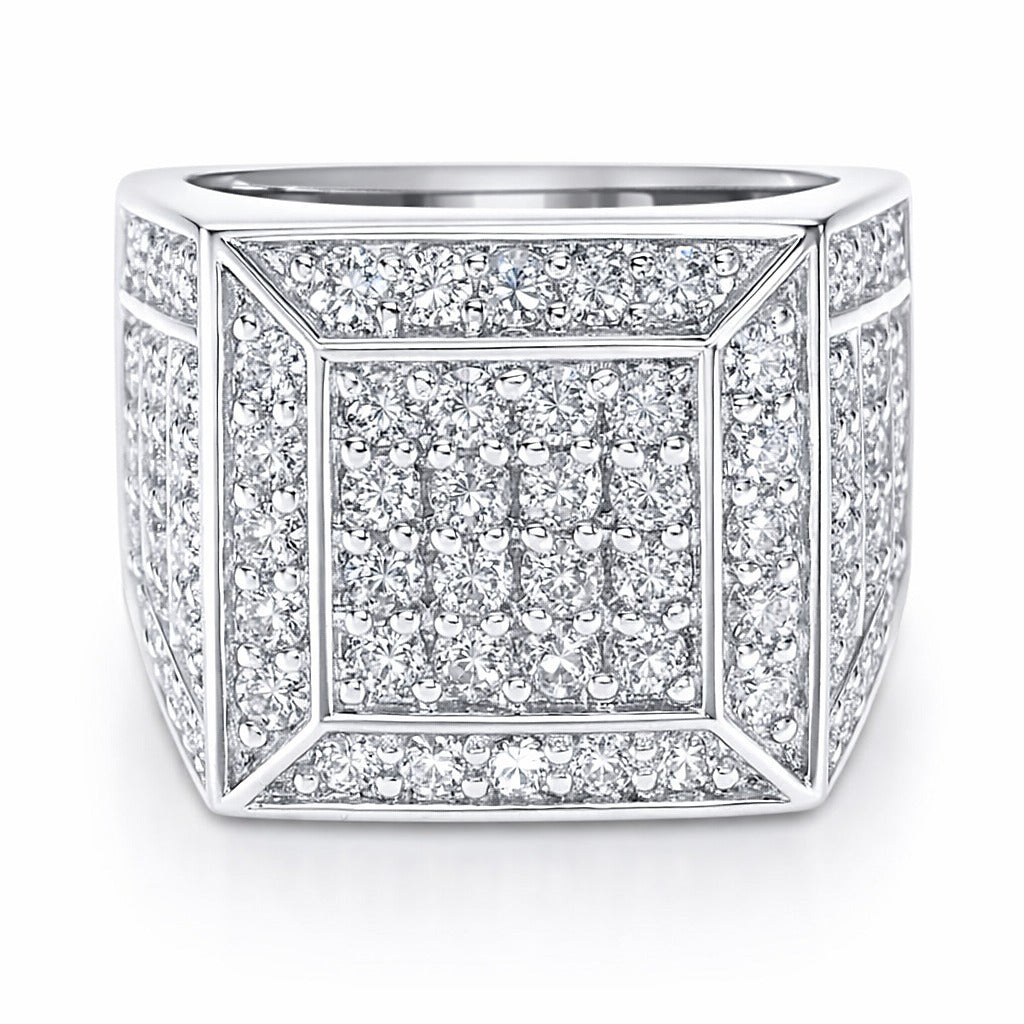 10K Yellow Gold Men's Diamond Ring, 3.00 ctw