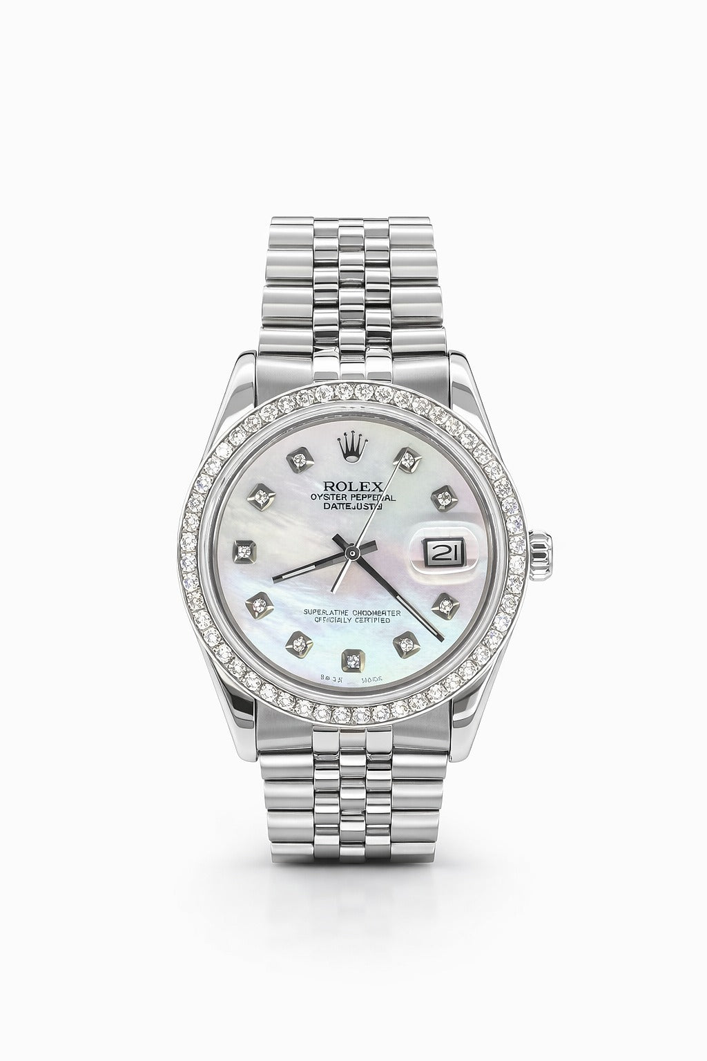 Pre-Owned Rolex Datejust Mother of Pearl Dial Ref. 16030