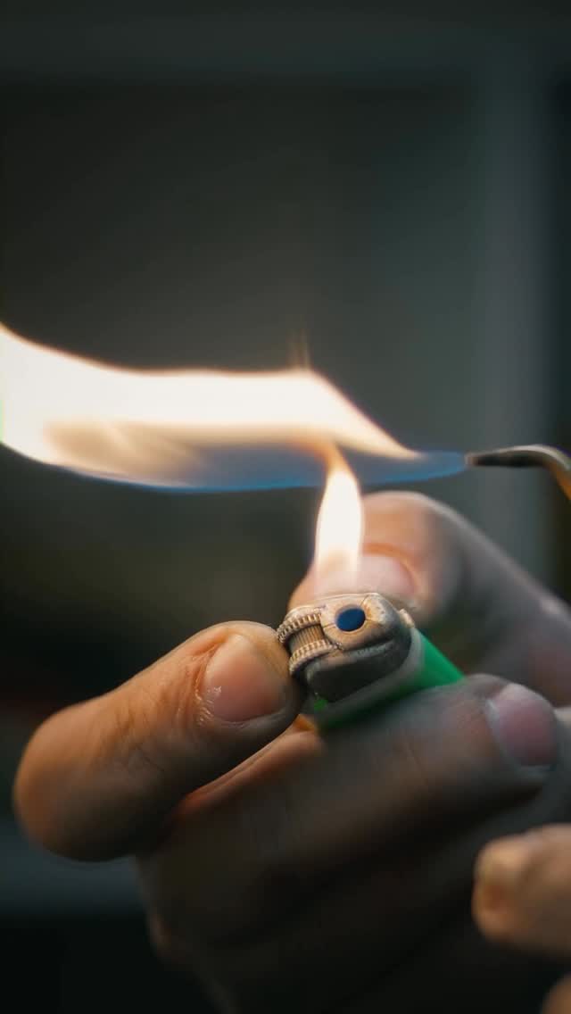 Hannoush jeweler handcrafting a custom ring at the bench in our Cape Cod workshop
