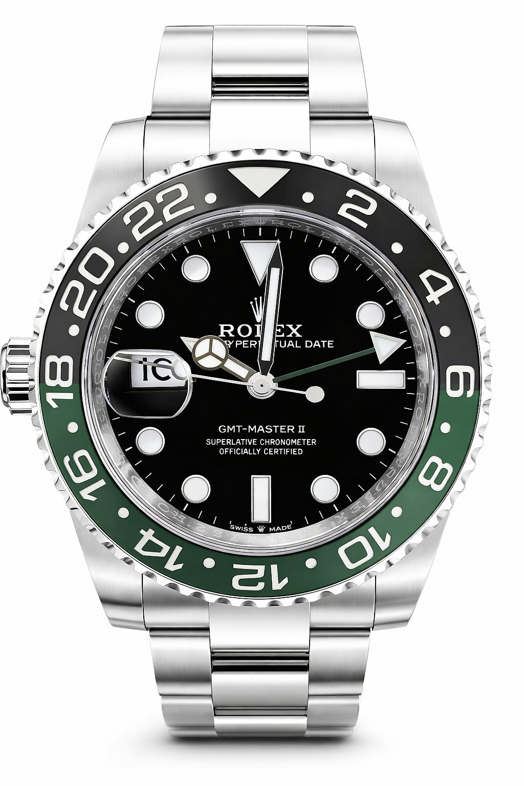 Rolex GMT-Master II Left Handed Stainless Steel Oyster Bracelet Watch 126720VTNR
