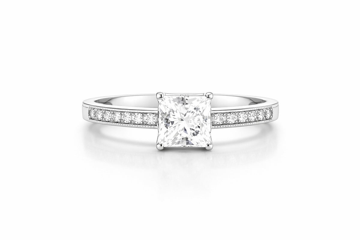 Palladium Diamond Remount, 0.15 ct