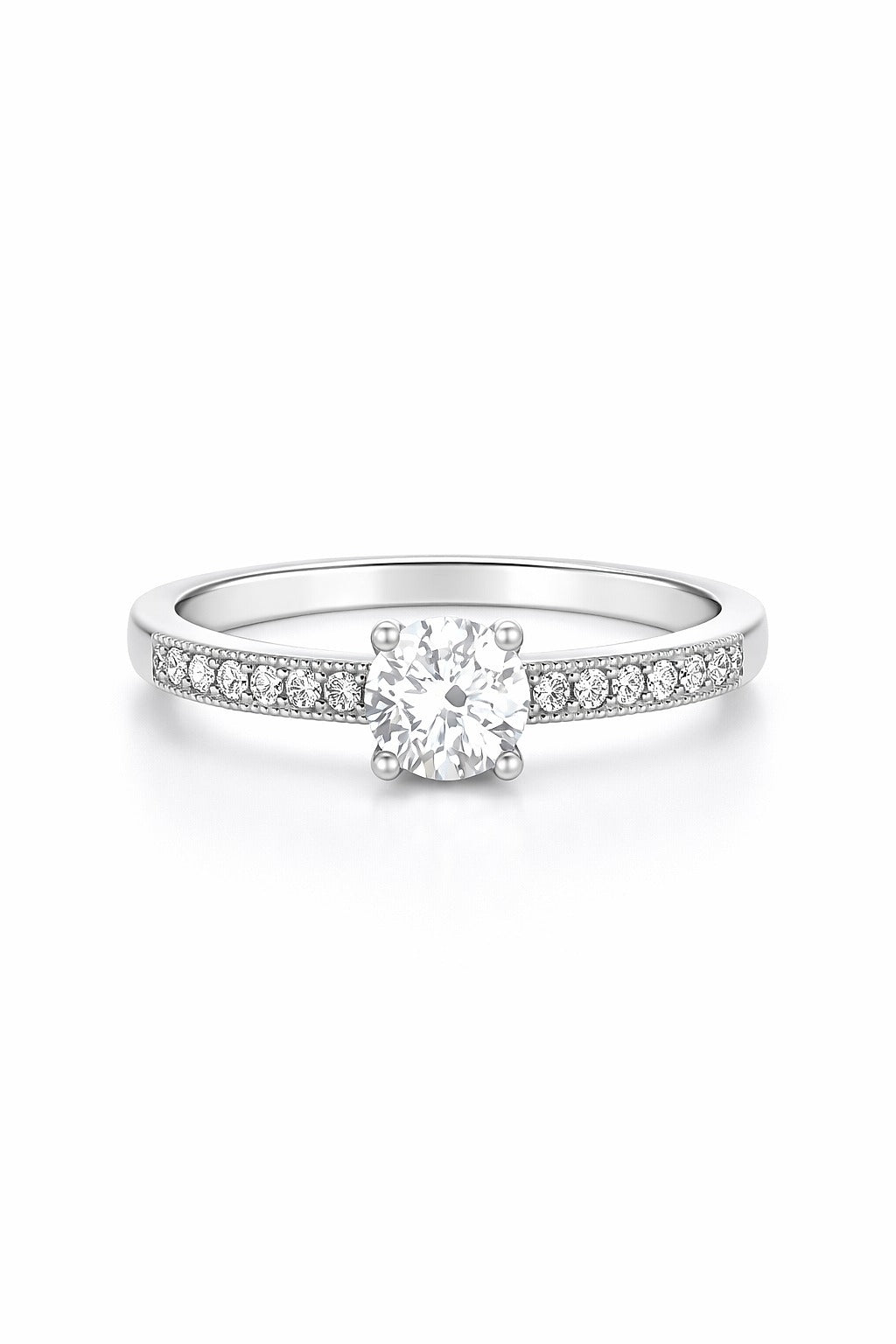 Platinum Round Diamond Remount, 0.30 ct