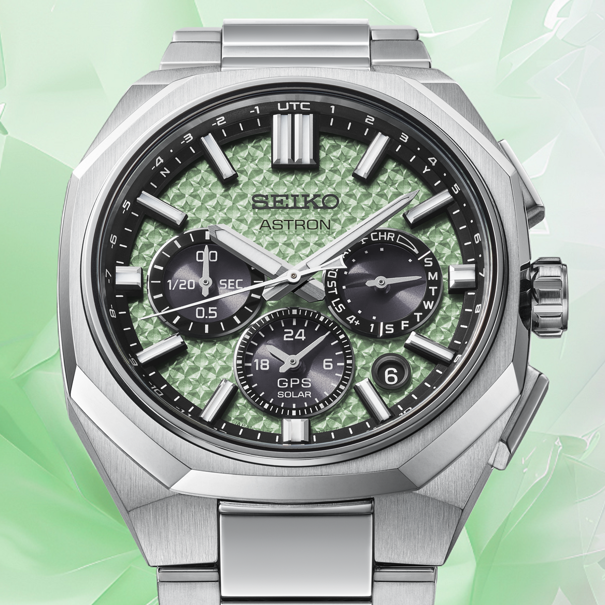 Astron Gps Solar Dual-Time Chronograph Limited Edition  HAB005