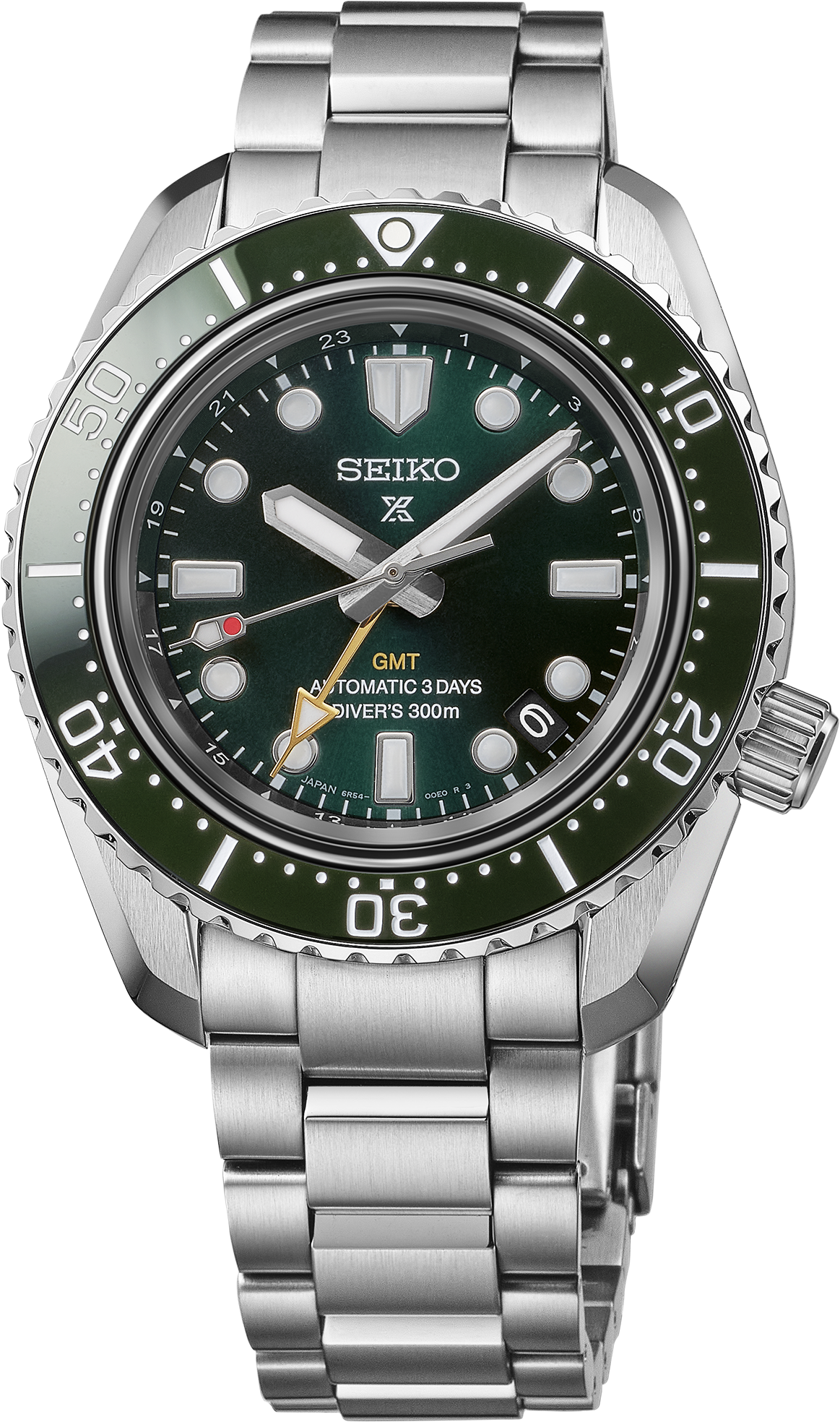 Seiko Luxe PROSPEX 1968 HERITAGE DIVER'S GMT Watch HBC001