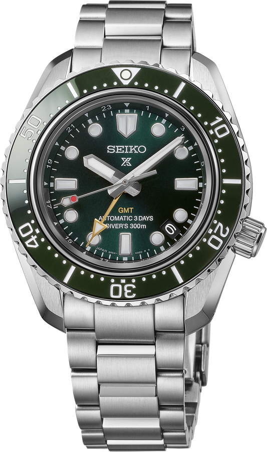 Seiko Luxe PROSPEX 1968 HERITAGE DIVER'S GMT Watch HBC001