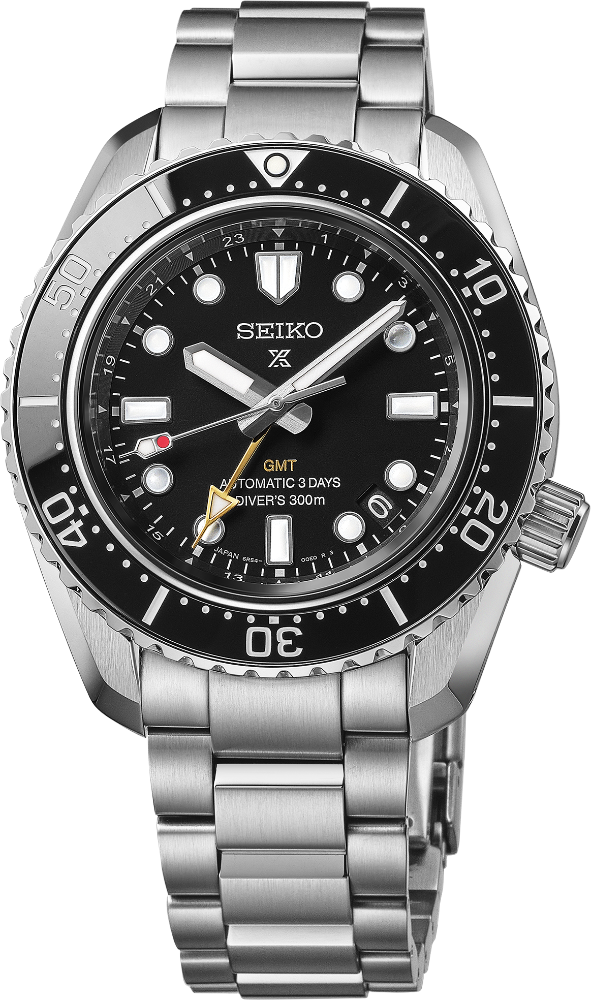Seiko Luxe PROSPEX 1968 HERITAGE DIVER'S GMT Watch HBC002