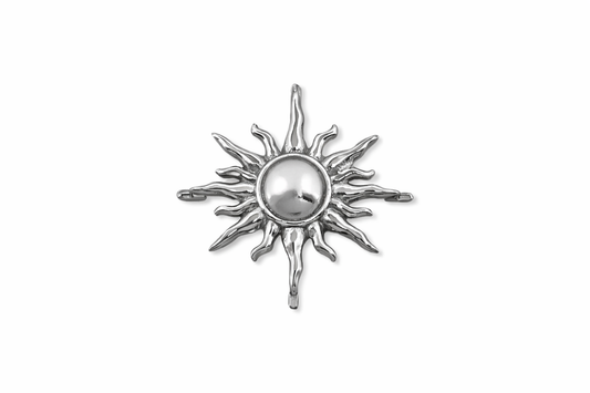 Sterling Silver Sun Charm