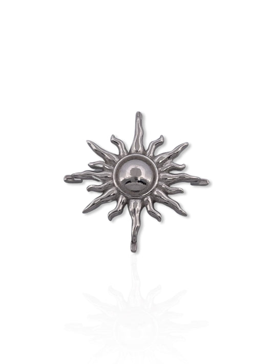 Sterling Silver Sun Charm