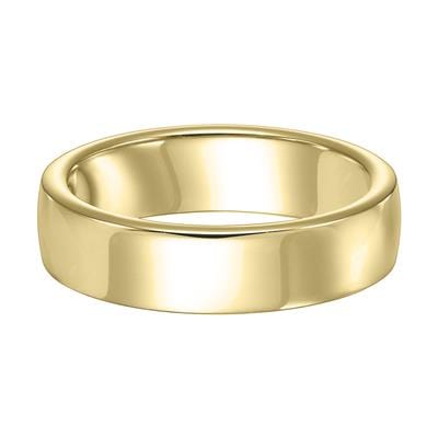 18K Yellow Gold High Polished Band