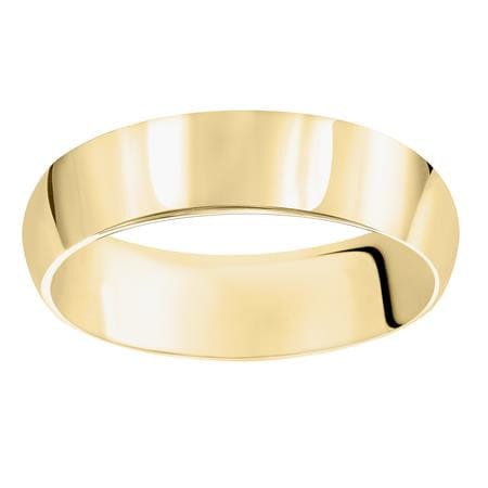 14K Yellow Gold Comfort Fit Wedding Band