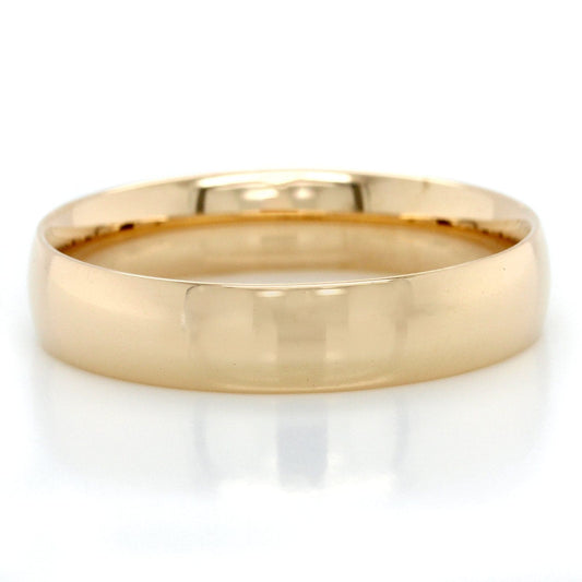 14K Yellow Gold Low Dome Comfort Fit Band