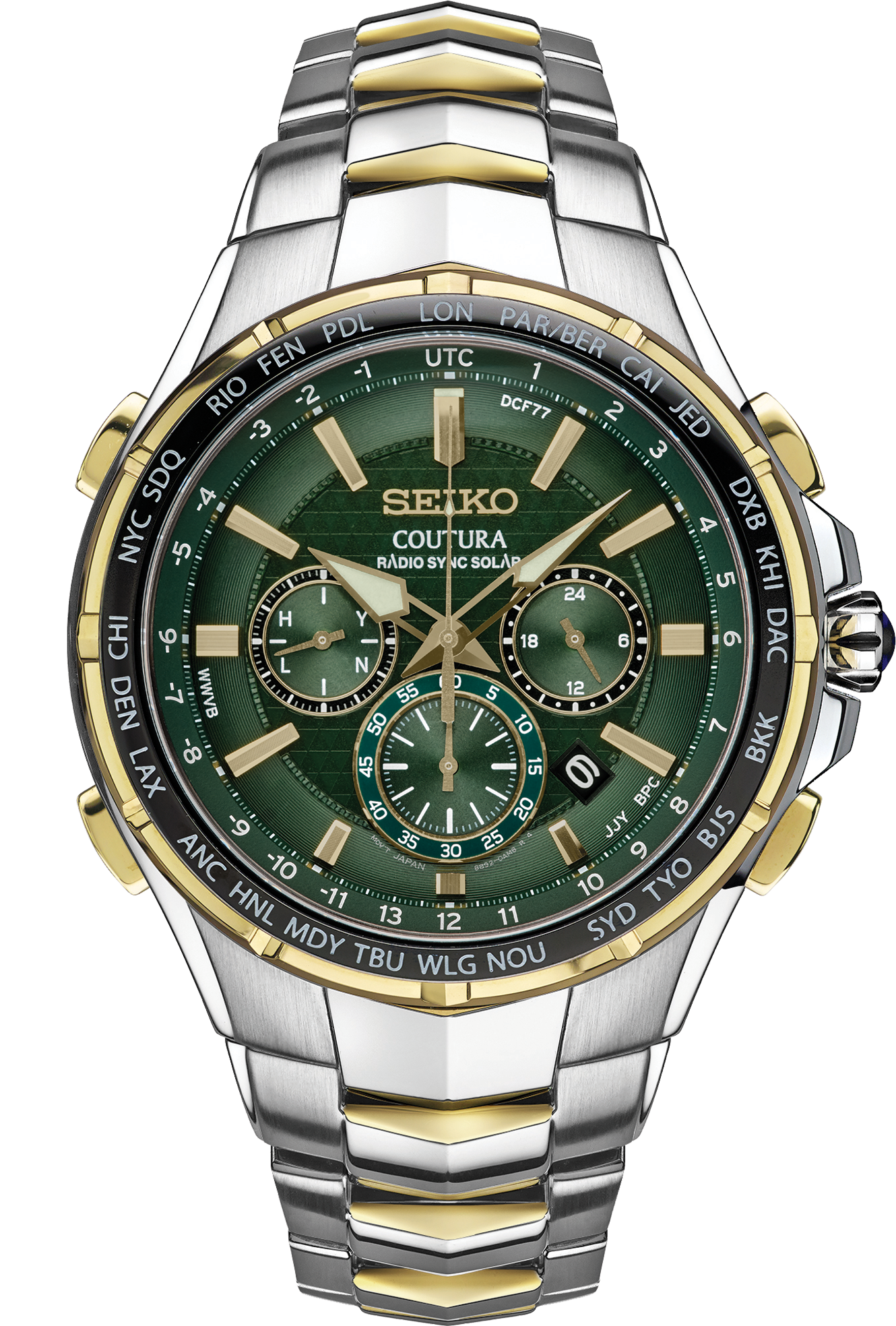 Seiko Coutura Radio Sync Solar Chronograph SSG022