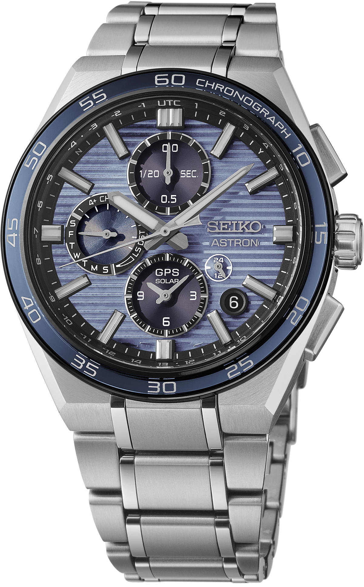 Astron Gps Solar Dual-Time Chronograph  SSH175
