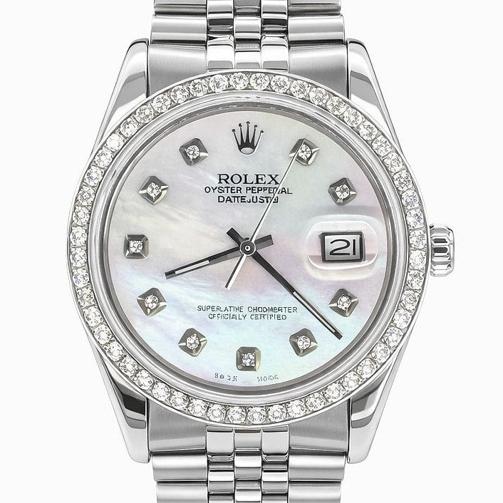 Pre-Owned Rolex Datejust Mother of Pearl Dial Ref. 16030