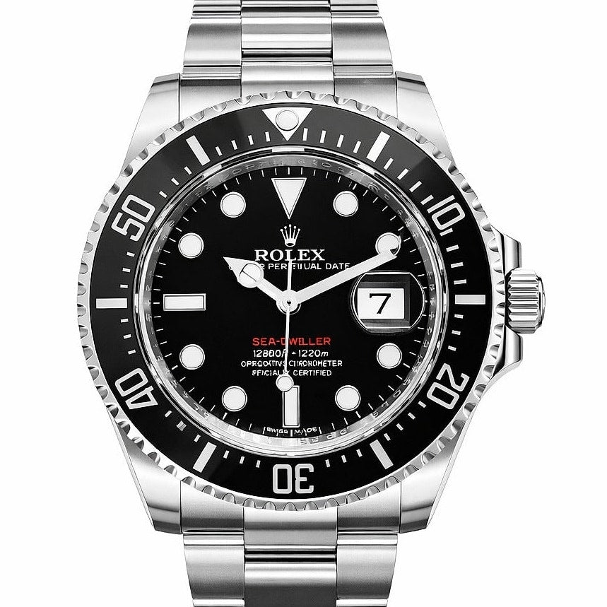 Pre-Owned Rolex Sea-Dweller 43 Black Dial on Oyster Bracelet, Ref. 126600