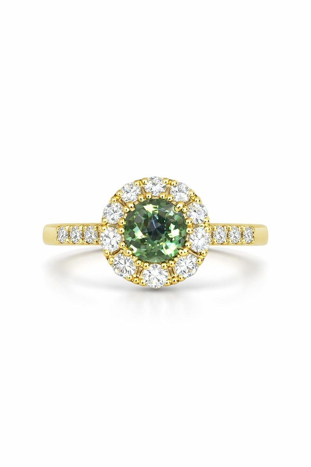 14K Yellow Gold Alexandrite and Diamond Ring, 1.29 ct