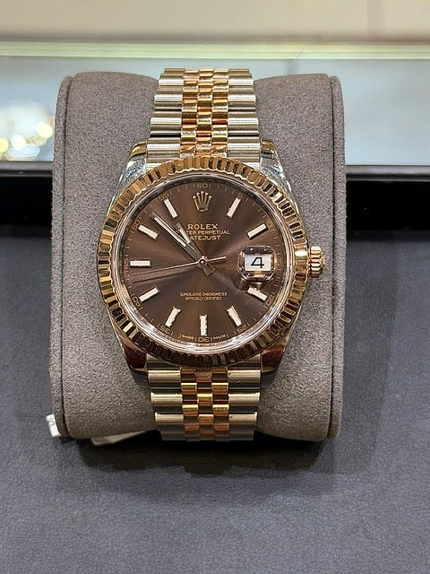 Rolex Datejust 18K Rose Gold/Stainless Steel 41mm 126331