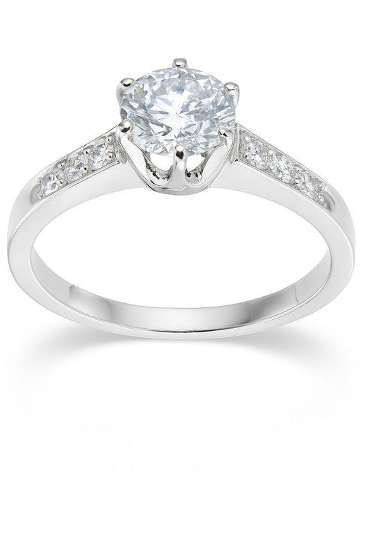 Round Diamond Ring, 0.77 ct