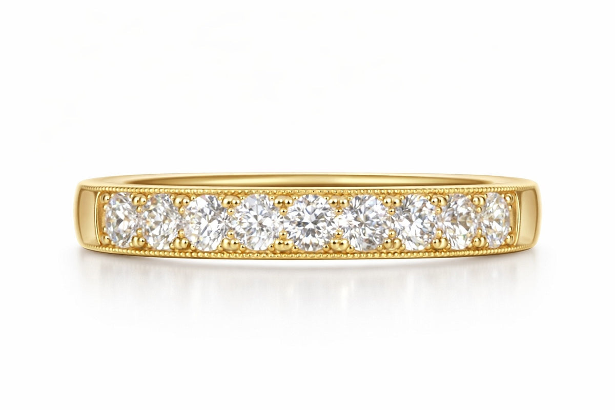 10K Yellow Gold Diamond Ring, 3/8 ctw