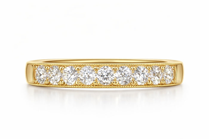 10K Yellow Gold Diamond Ring, 3/8 ctw