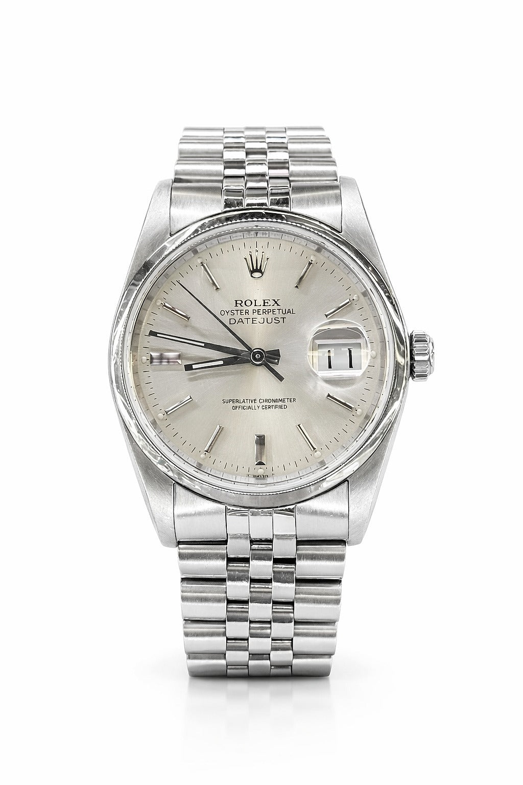 Pre-Owned Rolex Datejust Rhodium Dial Jubilee Bracelet