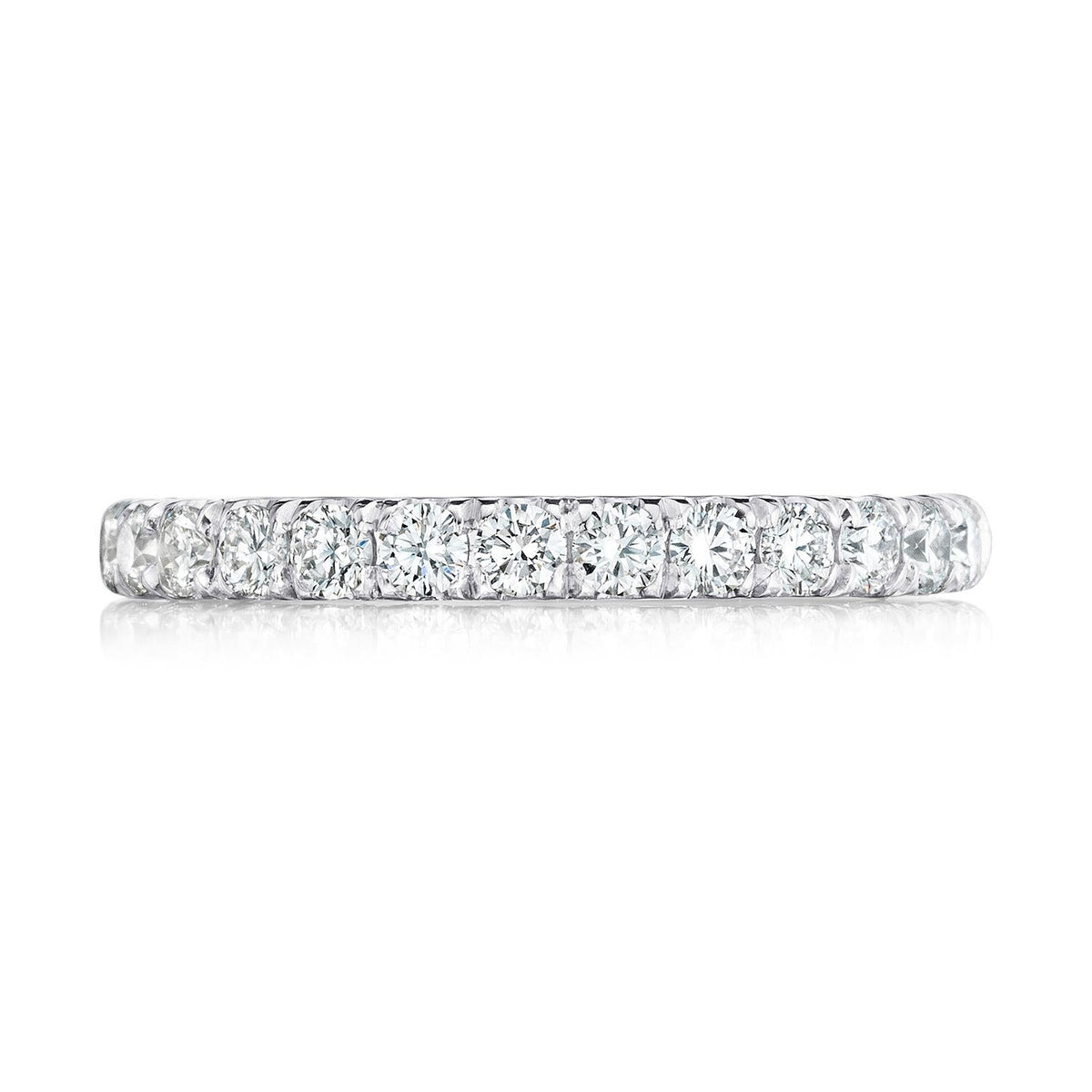 Tacori Platinum Diamond Petite Crescent Band, 0.65 ct