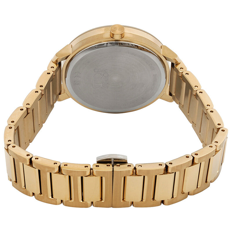 Movado Bold Evolution Yellow Gold-Tone Crystal Pave Dial Women's Watch 3600931